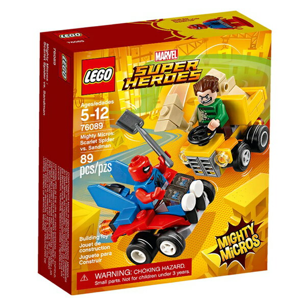 【LEGO 樂高積木】SUPER HEROES 超級英雄系列 - Mighty Micros: Scarlet Spider vs. Sandma LT-76089