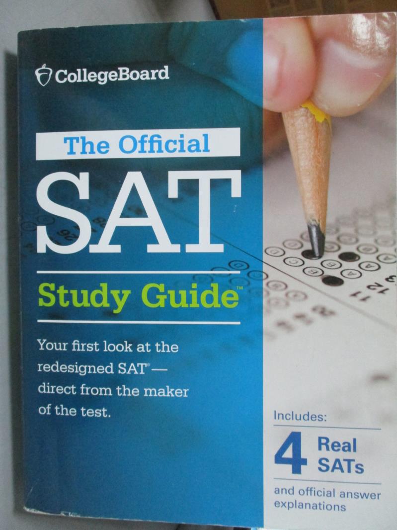 【書寶二手書T1／語言學習_XAM】The Official SAT-Official Study Guide for…_College Board