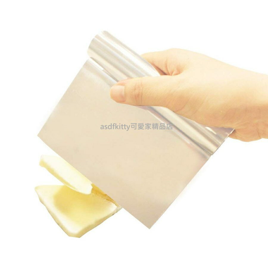 asdfkitty*日本製 貝印 不鏽鋼刮板/刮刀/切麵刀-可鏟起切菜板上的菜-日本正版商品 5