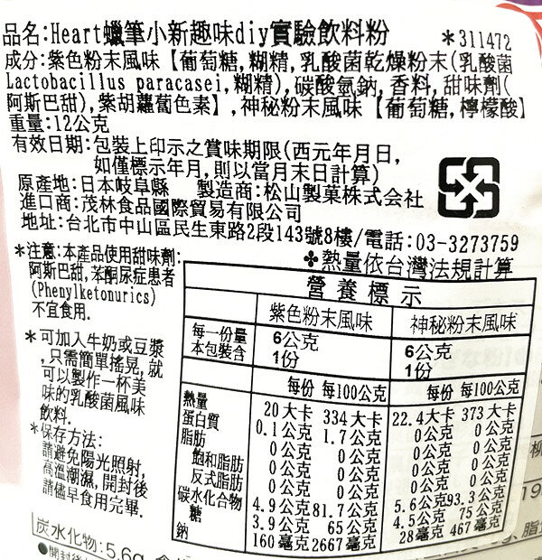 【江戶物語】Heart 萬代 DIY 卡通搖搖杯系列 飲料粉 乳酸菌 手作 BANDAI 食玩 日本原裝 日本進口 7