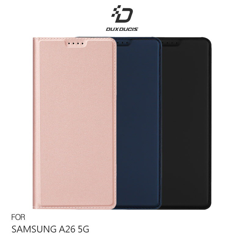DUX DUCIS SAMSUNG 三星 Galaxy A26 5G SKIN Pro 皮套 側翻皮套 插卡 可立 保護套 手機套 膚感皮套