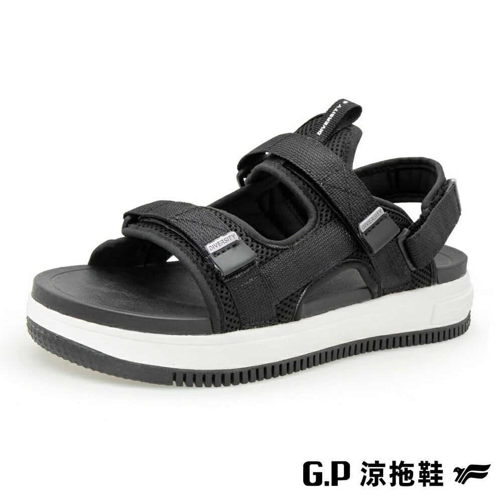G.P(女)d6系列 TETRA兩用涼拖鞋 女鞋-黑色