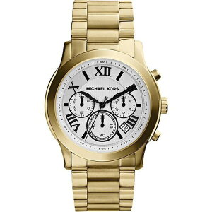 『Marc Jacobs旗艦店』美國代購 Michael Kors 新款羅馬數字金色不鏽鋼三眼計時錶腕錶