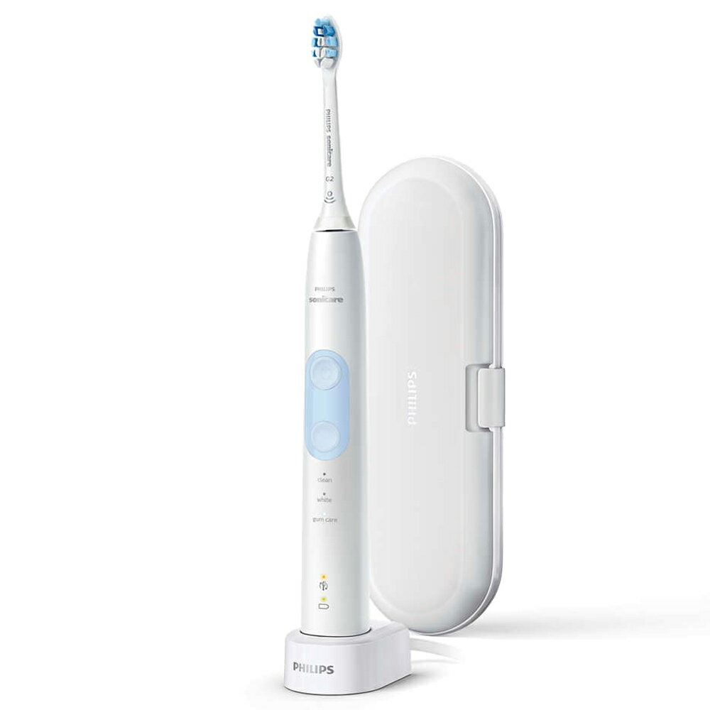 【飛利浦二年潔淨方案贈原廠刷頭共8+1個】PHILIPS 飛利浦音波智能護齦電動牙刷 HX6859 1