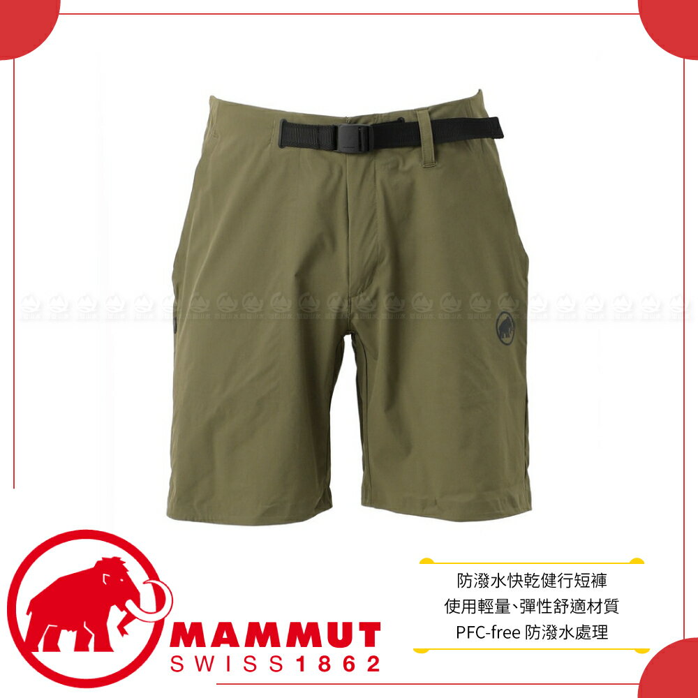 MAMMUT 長毛象男Trekkers 3.0 Shorts AF 短褲《綠鬣蜥》】1023-00471