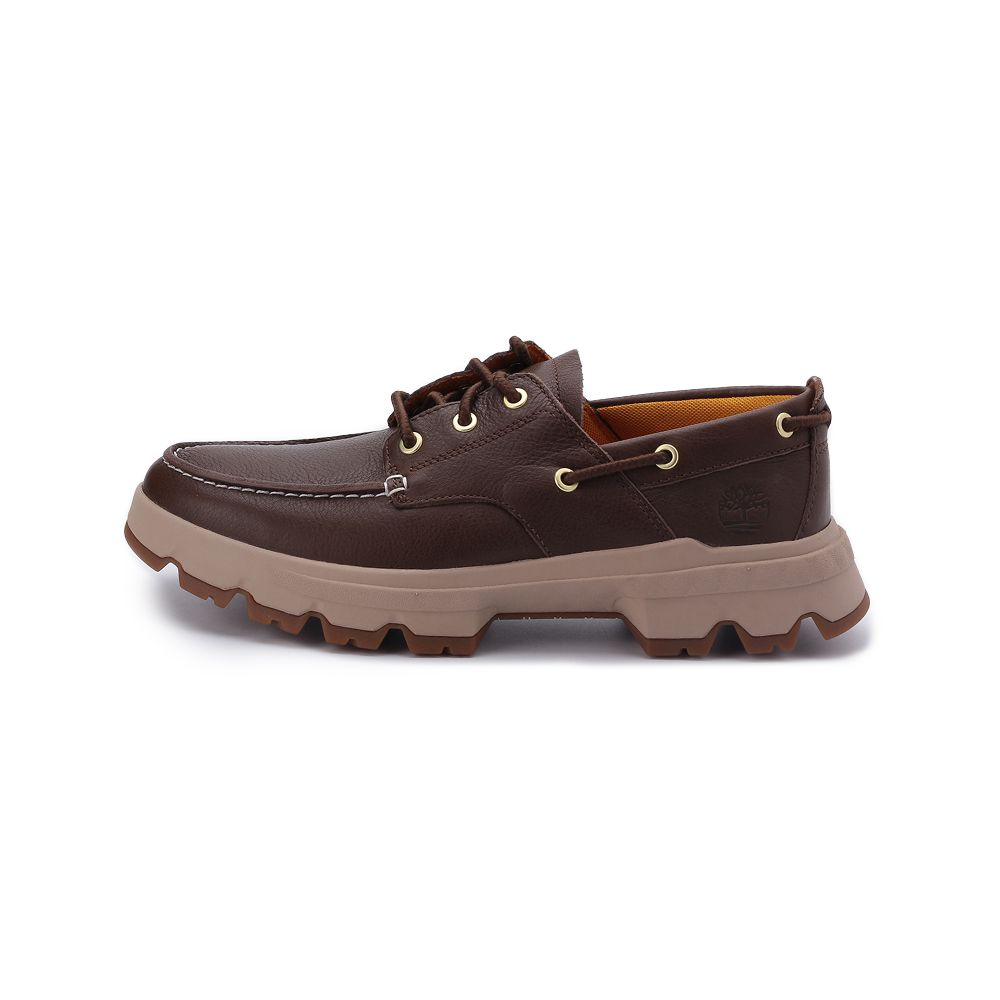 TIMBERLAND 全粒面皮革 ULTRA EK 帆船鞋 中咖 A5RH4 男鞋