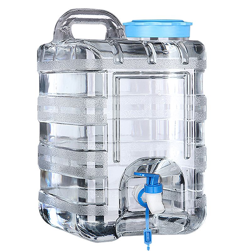 水桶 透明礦泉水桶功夫茶具純凈水桶PC飲水機家用食品級塑料方空儲水桶