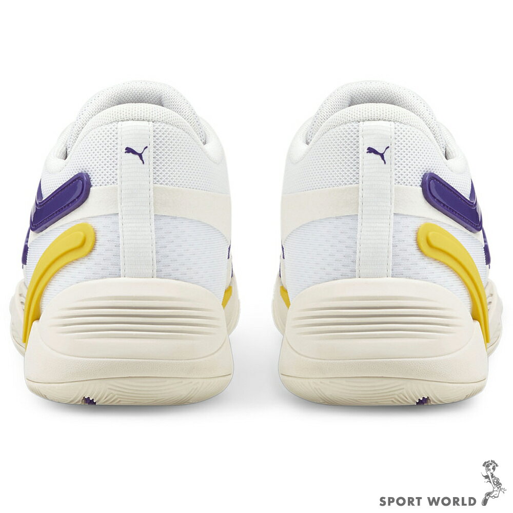 ️PUMA TRC BLAZE COURT 男鞋籃球Lakers 湖人配色白紫黃37658207