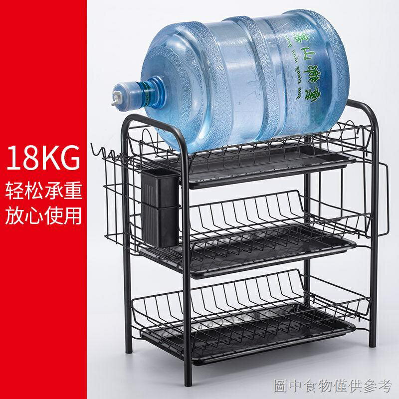 下殺瀝水碗碟架廚房用品置物架放碗架碗筷收納盒餐具架子單層兩層三層
