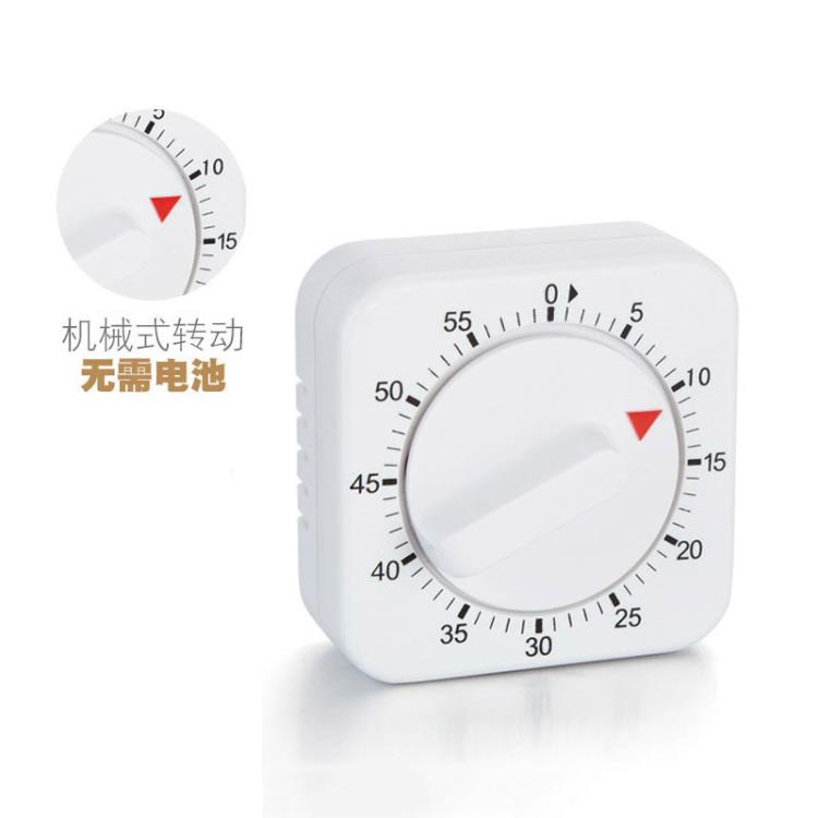 60分鐘計時器廚房烘焙鬧鈴 提醒器機械定時器 學生打卡倒計時鬧鐘「限時特惠」