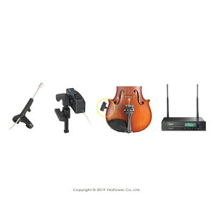 VT-22T 中、小提琴專用無線麥克風發射模組套件 搭配VM-22+ACT-311組成/UHF自動對頻/鋰聚電池/6小時