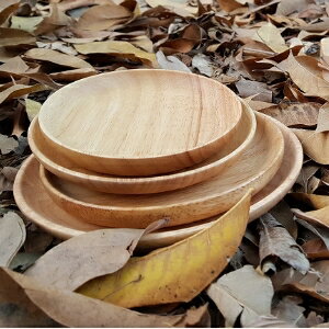 美麗大街【108011311】橡膠木 原木圓盤組 4個一組 (中款)