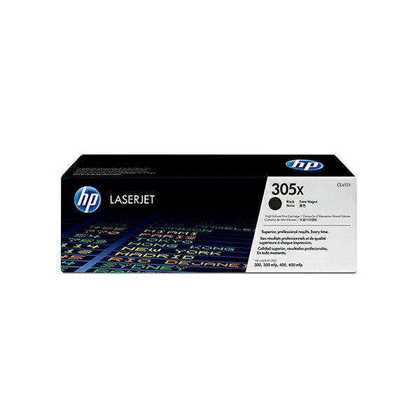 HP ㊣原廠碳粉匣CE410X黑色 HP 305X 黑色(高容量5%覆蓋率4,000張) 適用HP LaserJet Pro M451/M475 雷射印表機