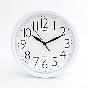 時鐘 CASIO簡潔淨白圓形居家【NVC3】柒彩年代