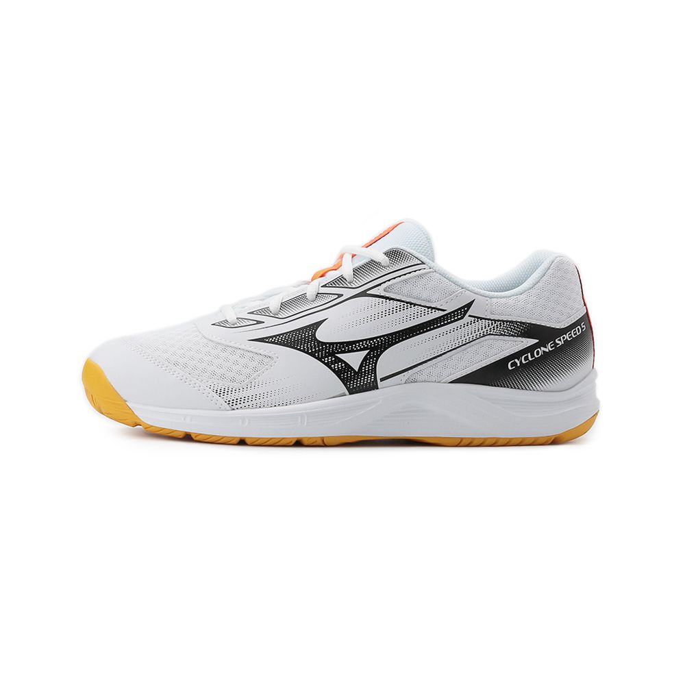 MIZUNO CYCLONE SPEED 5 運動排球鞋 白黃 V1GA258098 男鞋