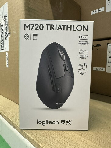 Logitech 羅技 M720 📣含稅開發票 無線滑鼠 Triathlon Unifying 接收器 藍芽滑鼠 多工 原廠平輸|領券最高折$220 2