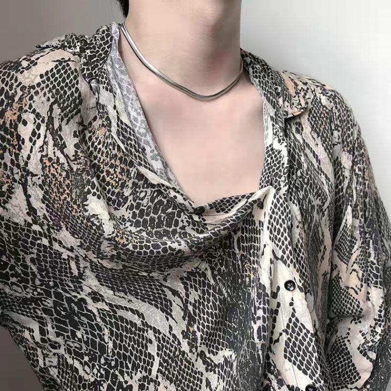 項鍊男潮男個性不掉色ins朋克鈦鋼蹦迪潮流男女歐美不掉色鎖骨鏈【滿199發貨】
