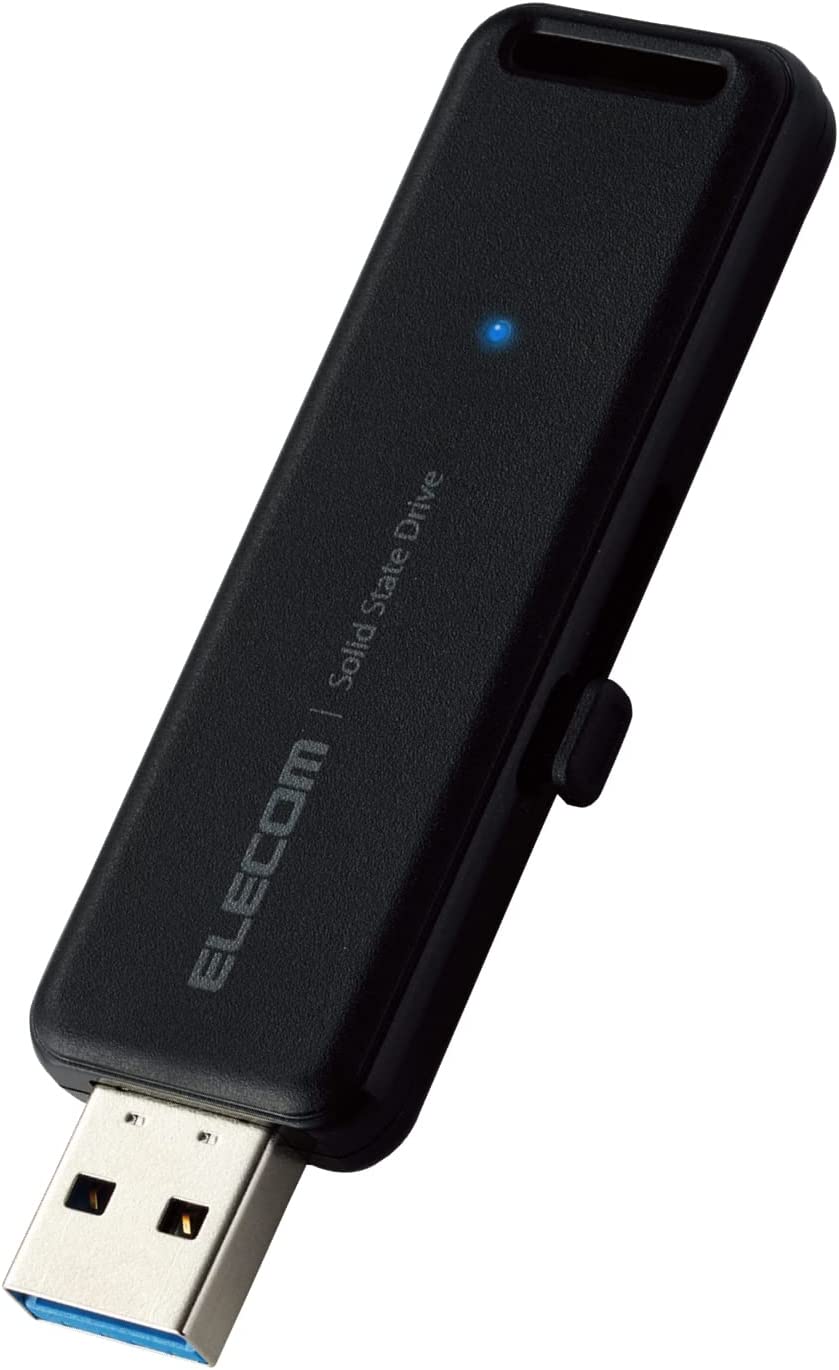 [4東京直購] Elecom 1TB 隨身碟 讀取速度1000MB/s 外接硬碟 SSD USB 3.2 Gen2 ESD-EMB1000GBK