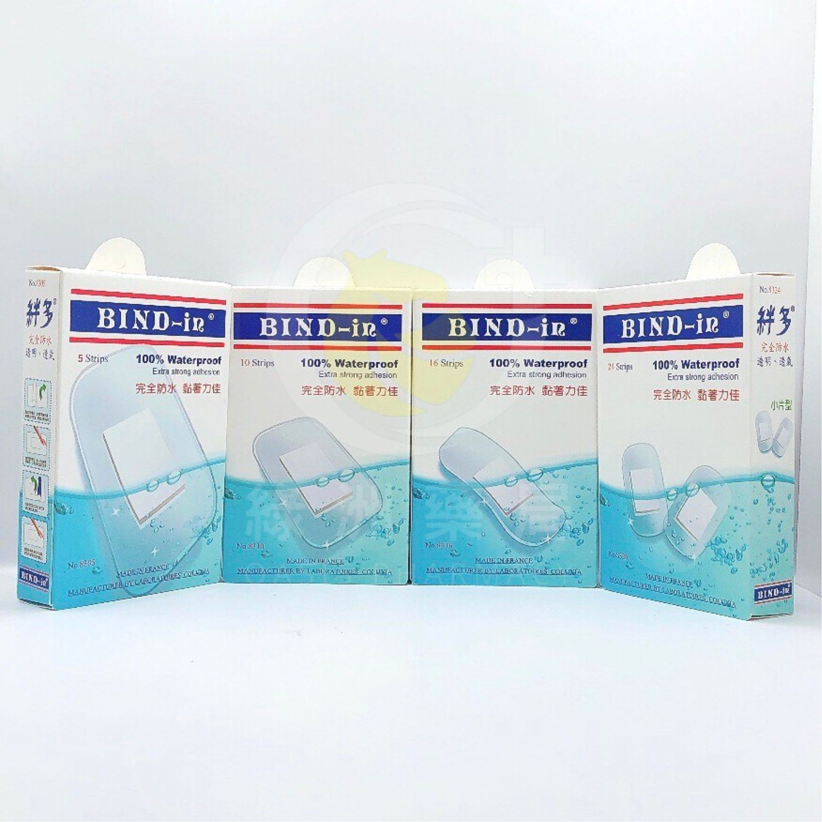 【BIND-in 絆多醫材】法國進口 透明膠布-超薄100%防水ok繃【綠洲藥局】
