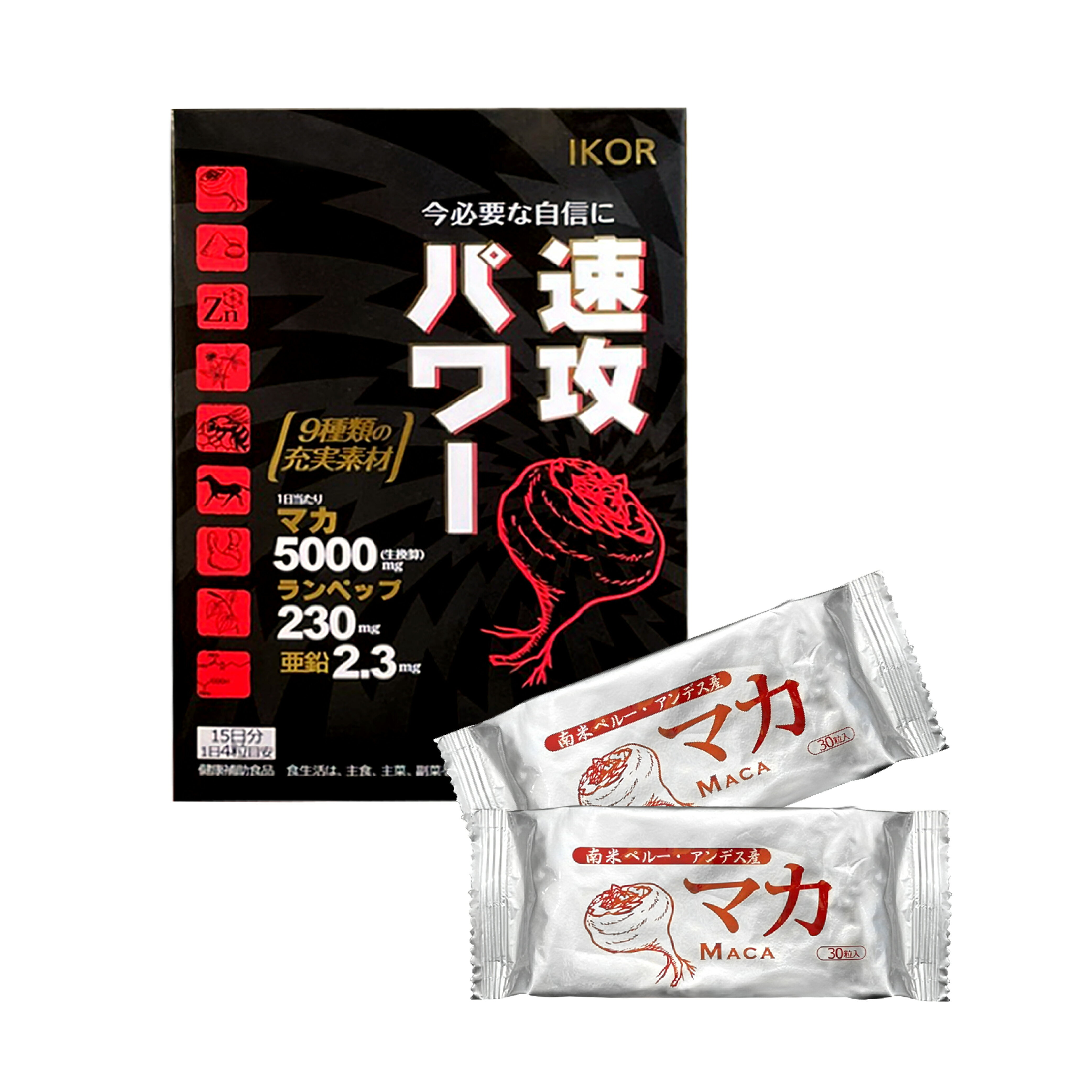 日本 IKOR 龍馬 5000 馬卡 膠囊食品 60粒