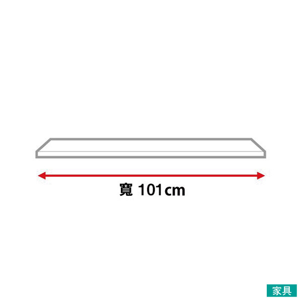 ◎(不可單獨訂購)組合式櫥櫃子件 中天板 WT LIGARE D50-100WT WH NITORI宜得利家居