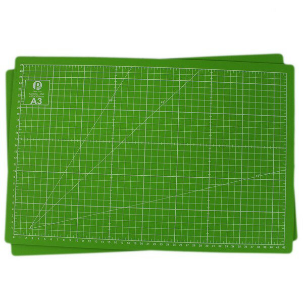 A3彩色切割墊 (蘋果綠) 萬國牌JM008GA3/一片入(定140) PVC軟質 切割板 MIT製