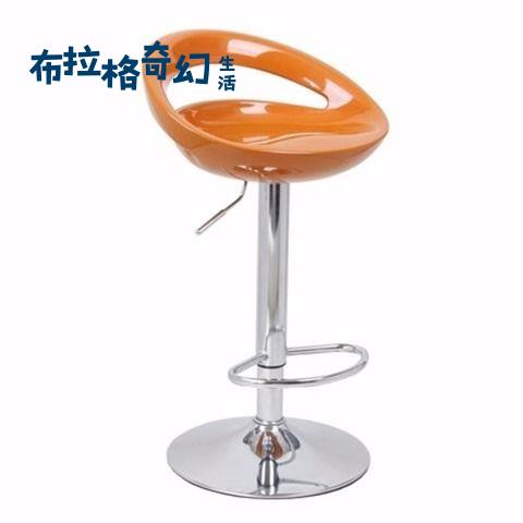 【布拉格】 時尚升降吧臺椅 家用電腦椅 酒吧椅 靠背高腳凳餐椅 旋轉前臺收銀凳子 可免運 工廠現貨