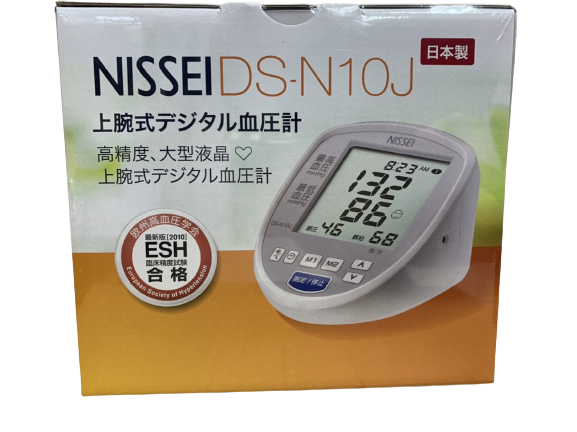 NISSEI 日本精密 DS-N10J 手臂式血壓計 (好評進化款)+變壓器