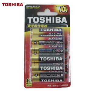 【最高22%回饋 5000點】TOSHIBA東芝 鹼性電池3號 10入 AA