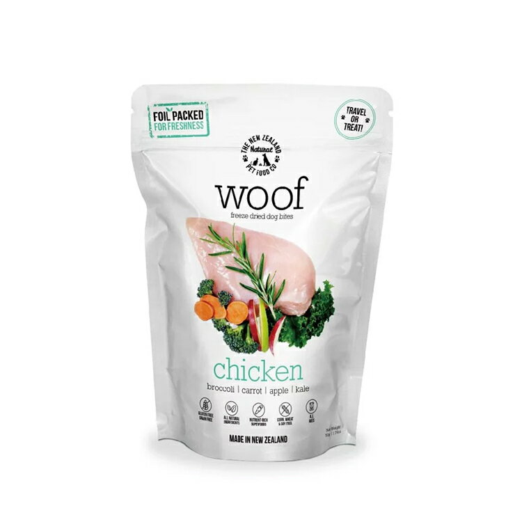 Woof & Meow 狗狗冷凍乾燥生食餐 雞肉 50g / 320g / 1kg