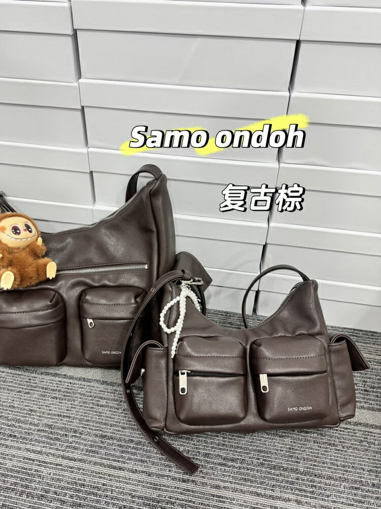 韓國小眾品牌samoondoh包機車包斜後背包SAMO ONDOH宋雨琦同款包包