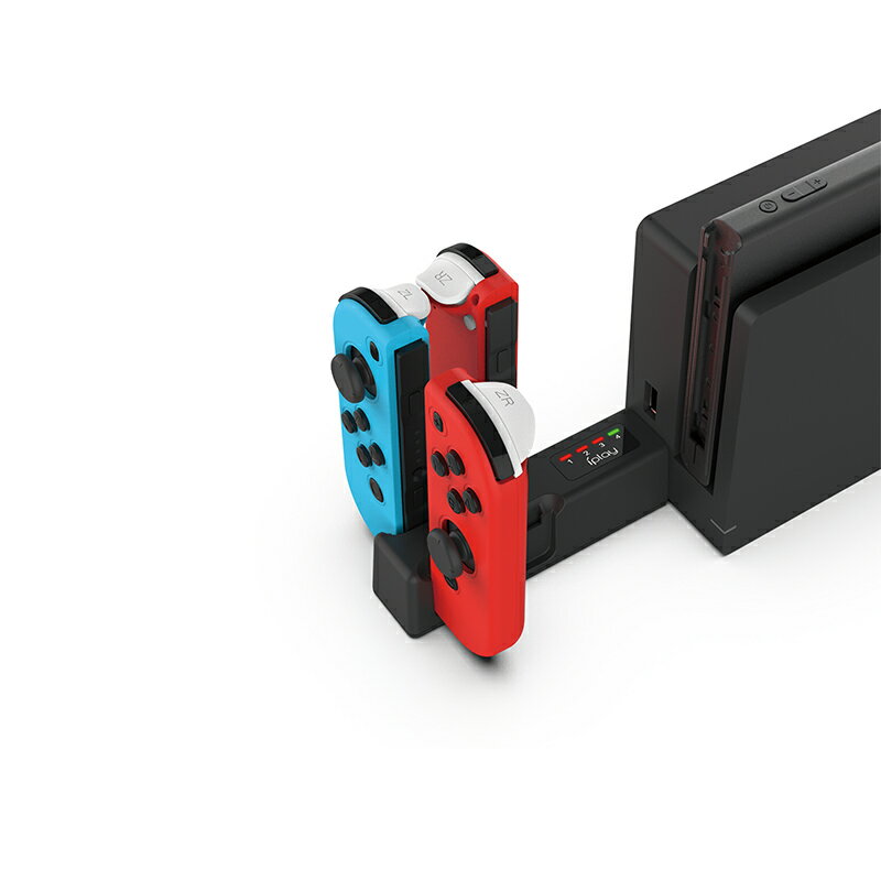iPlay Switch Nintendo NS Joy-con便攜式座充迷你款顯示面板可同時充4支Joy-con 特價現貨
