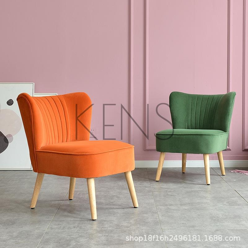 【KENS】沙發 沙發椅 新品陽臺單人沙發椅子網紅少女北歐小戶型簡約客廳臥室懶人沙發