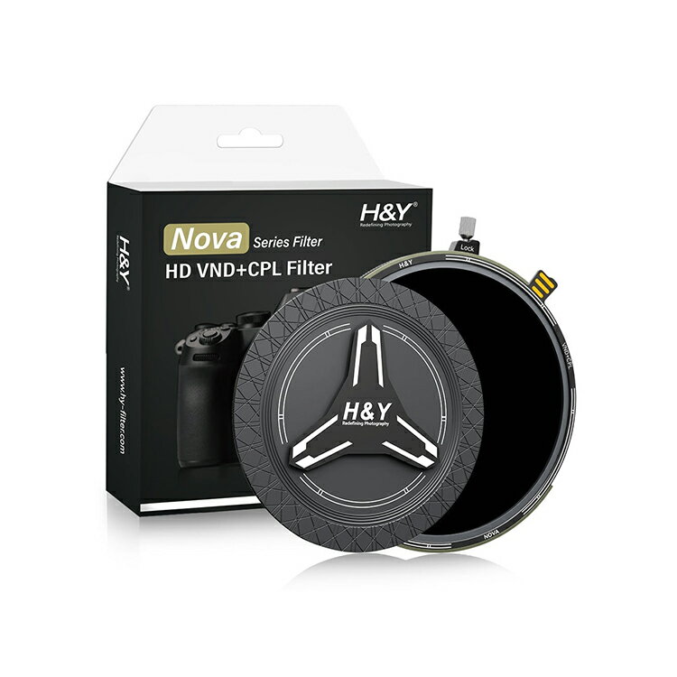 EC數位 H&Y HD Nova 系列 磁吸可調式減光鏡 ND3-32＋CPL 偏光鏡 49-82mm