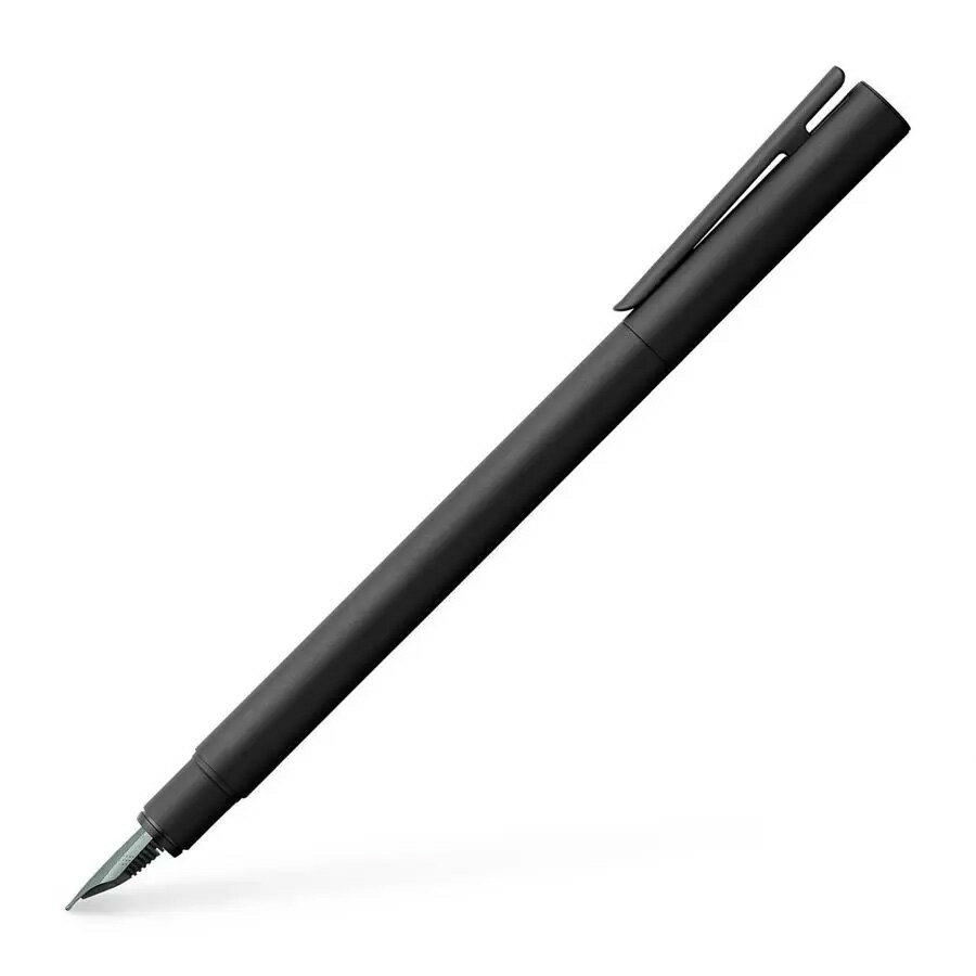 FABER-CASTELL 輝柏 NEO Slim系列 黑沙袖珍型 F/EF筆尖 鋼筆 /支 342301/342302