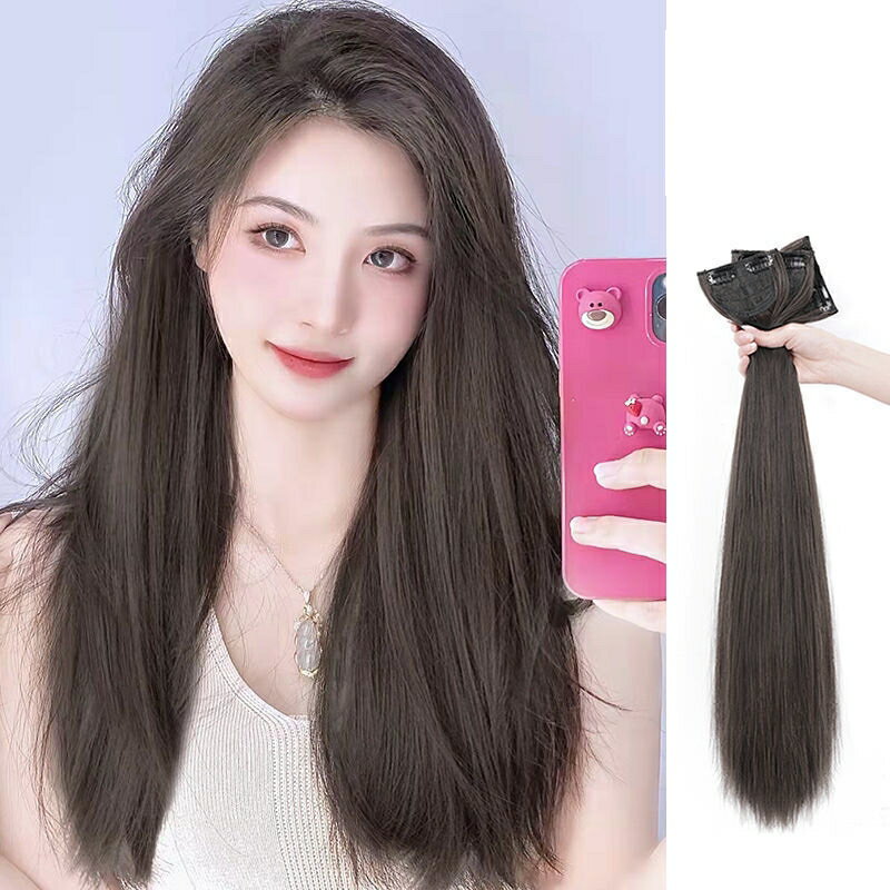 【巴黎精品】現貨+預購 女假髮透氣假髮片輕量假髮免打理假髮整頂假髮角色扮演-隱形貼片長直髮4色a1jl27