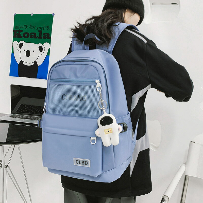 新款學生雙肩包韓版時尚學院風初高中校園書包大容量戶外旅行背包204