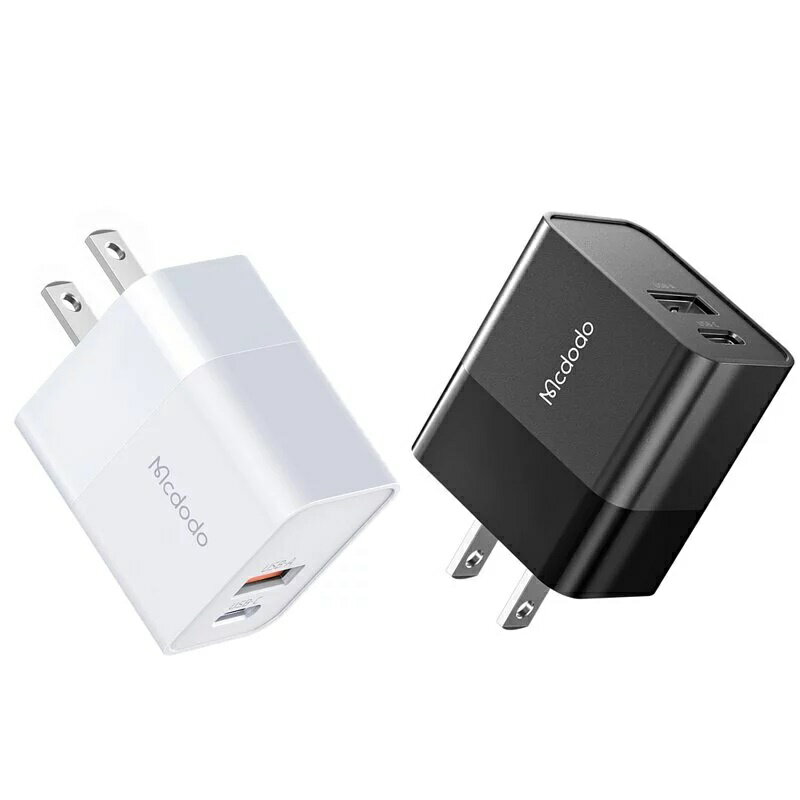 Mcdodo 雙孔pd/lightning/type-c/iphone 充電器 充電頭 快充頭 閃充頭 QC 20W