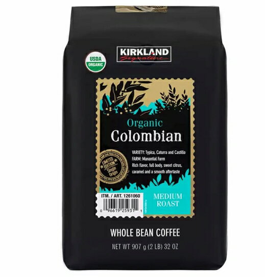 [COSCO代購4] D1261060 Kirkland 科克蘭哥倫比亞咖啡豆 907公克