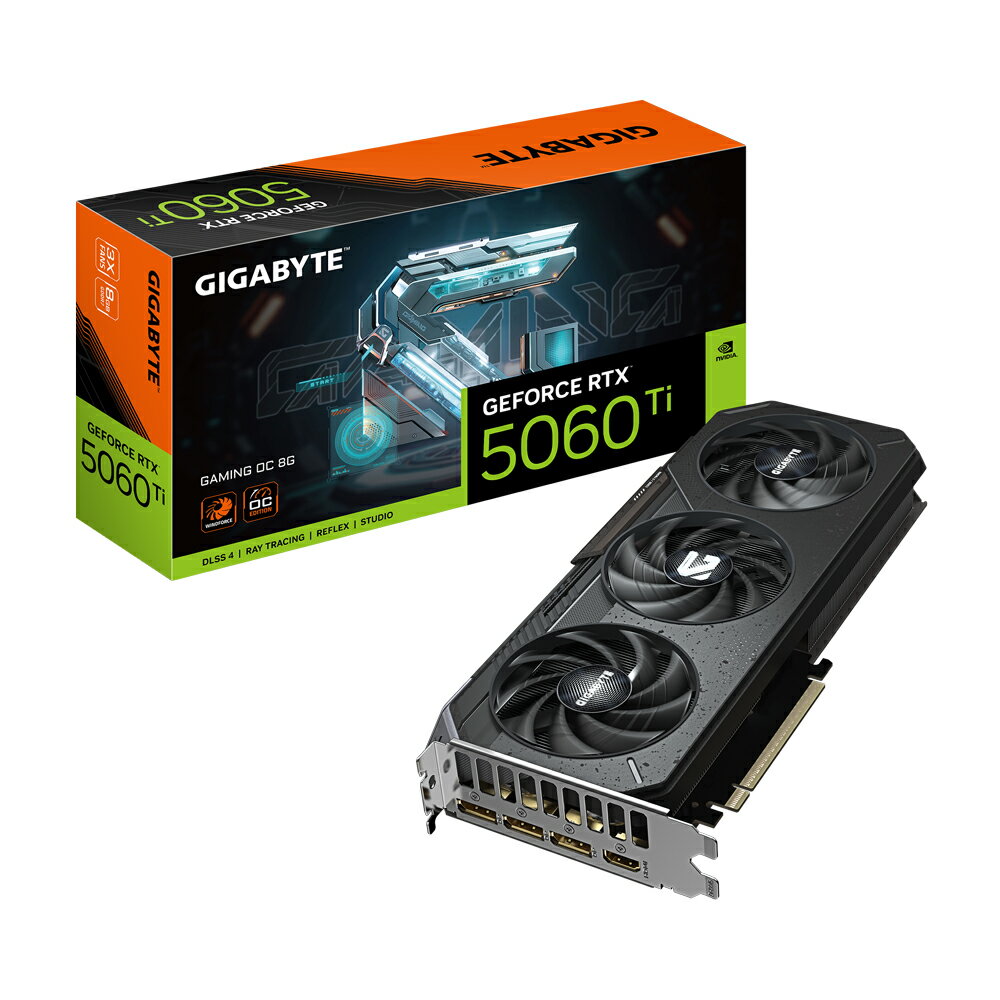 GIGABYTE 技嘉 RTX5060 Ti GAMING OC 8G 顯卡 N506TGAMING OC-8GD 顯示卡