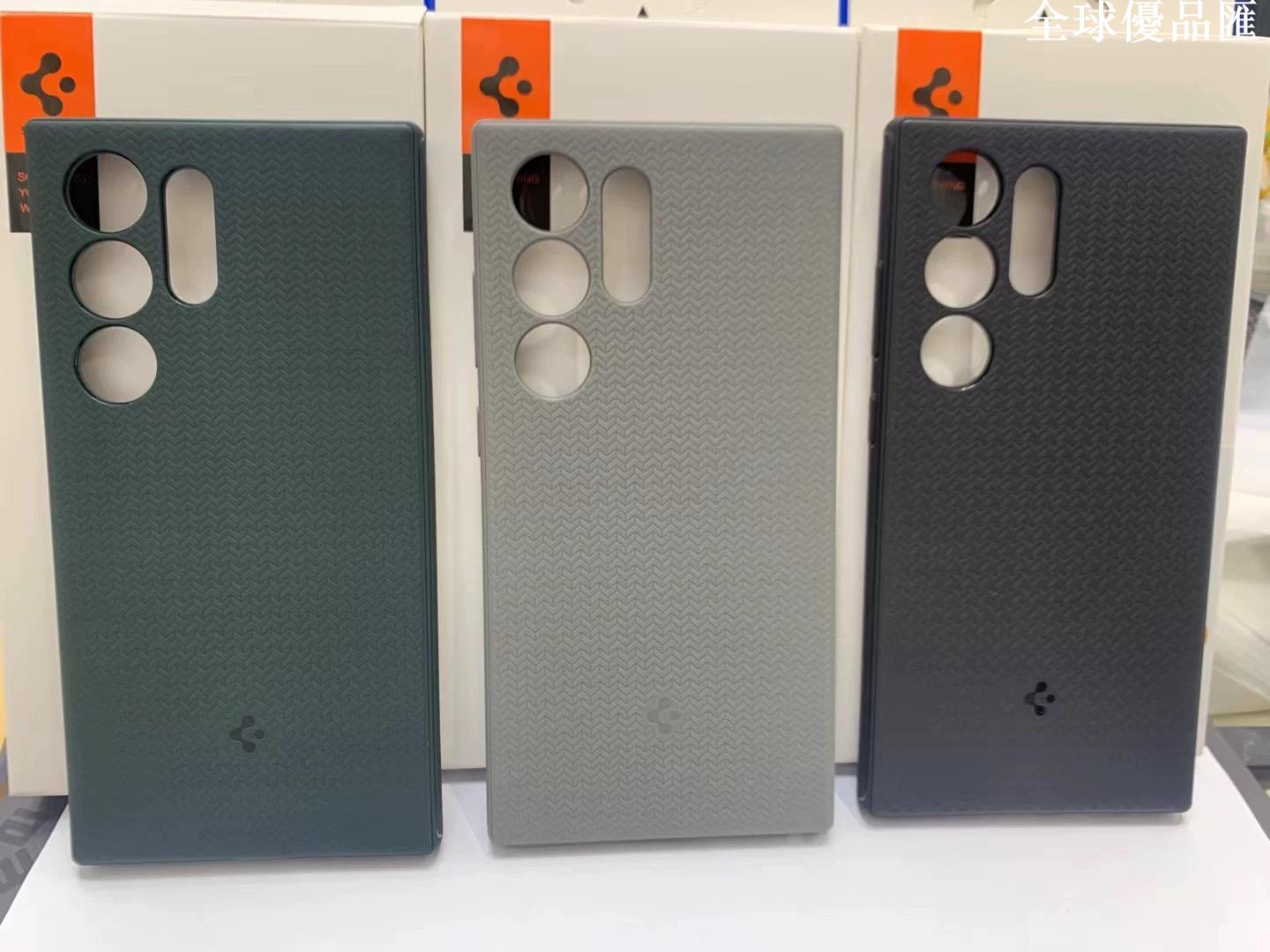 【全球優品匯】Spigen韓國新款輪胎紋適用三星S24 Ultra 商務潮流S24Plus MagSafe強磁吸S24手機殼硅膠軟殼