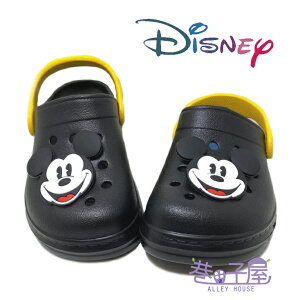 迪士尼DISNEY 童款米奇超輕量兩穿涼拖鞋 布希鞋 洞洞鞋 [120178] 黑 MIT台灣製造【巷子屋】