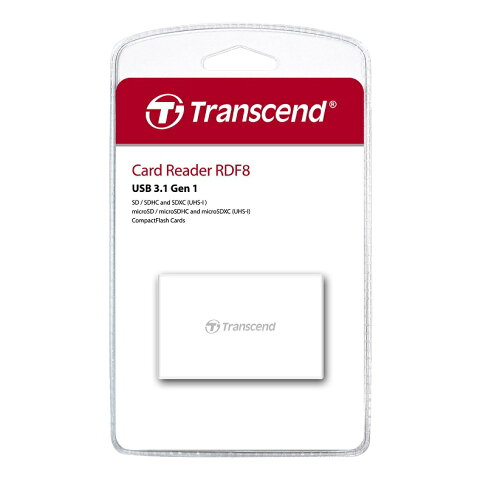 Transcend 創見 USB 3.1 多功能讀卡機 RDF8 原廠公司貨 讀卡機 USB3.1 F8【APP下單最高22%點數回饋】 4