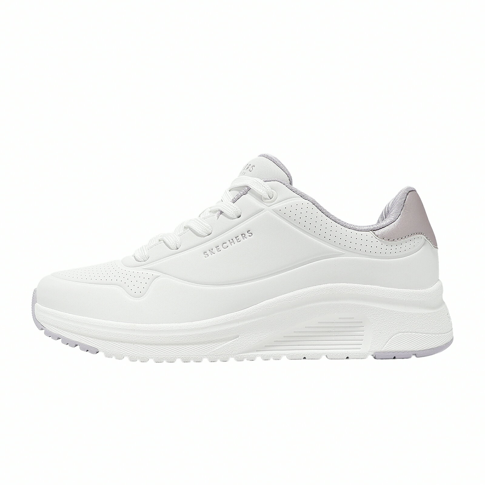 Skechers 休閒鞋 Uno Lite 2 女鞋 白 輕量 緩衝 運動鞋 190265WLV