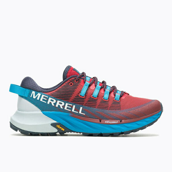 Merrell Agility Peak 4 [ML067463] 男 戶外鞋 登山 健行 越野 耐磨 止滑 穩定 紅藍