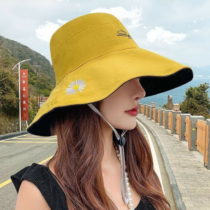帽子夏季防曬女學生太陽遮陽遮臉防紫外線漁夫帽ins新款百搭