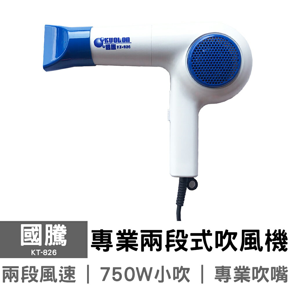 【國騰】專業兩段式吹風機 KT-826 (白)