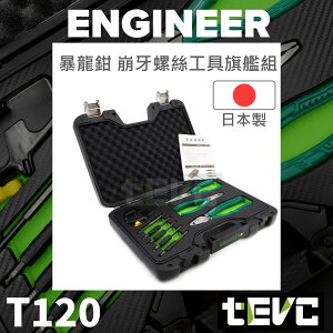 《tevc》含稅 發票 日本 ENGINEER PDS-02 暴龍鉗 精裝版 崩牙 開花 滑牙 變形 螺絲 十件式工具組