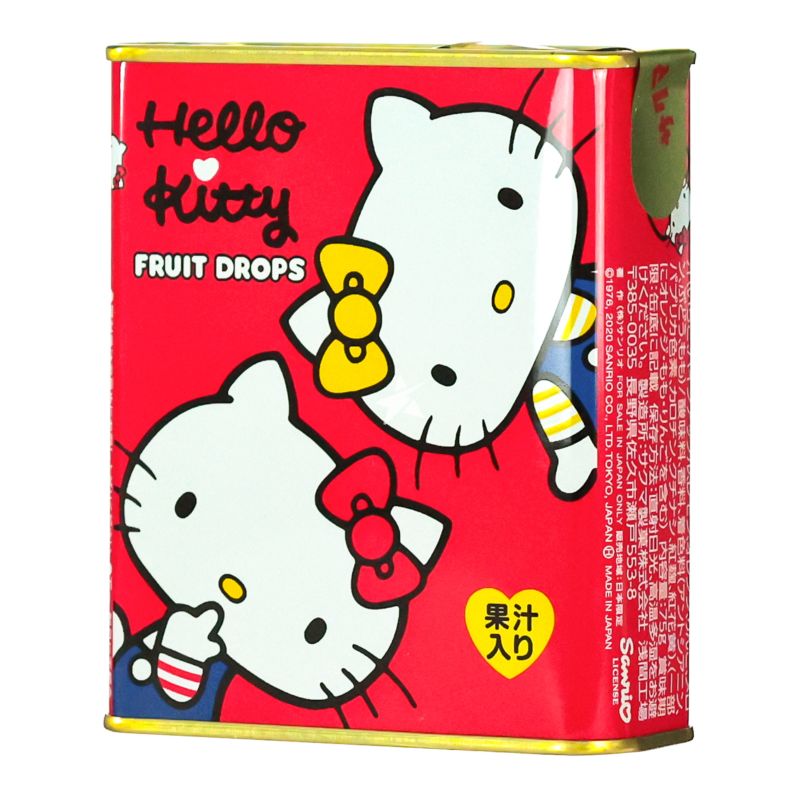 【江戶物語】 日本佐久間 Sakuma Kitty綜合水果糖罐 75g 果汁糖果罐 硬糖 日本必買 日本原裝 懷舊水果糖