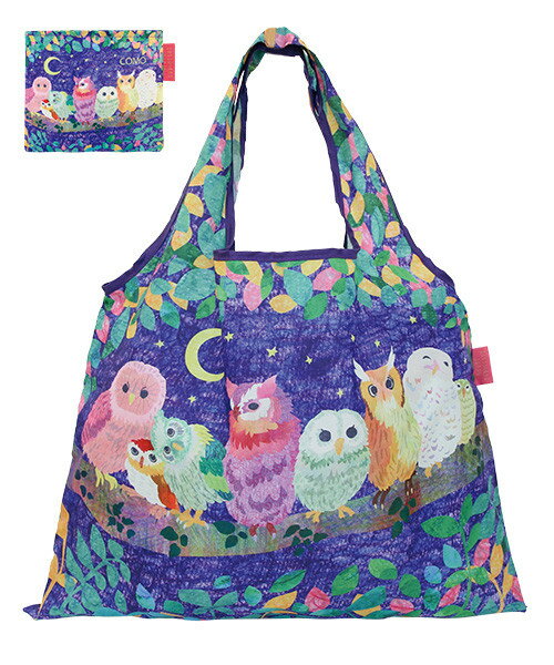 DESIGNERS JAPAN 日本PRAIRIEDOG摺疊購物袋(Good night)　★2way shopping bag